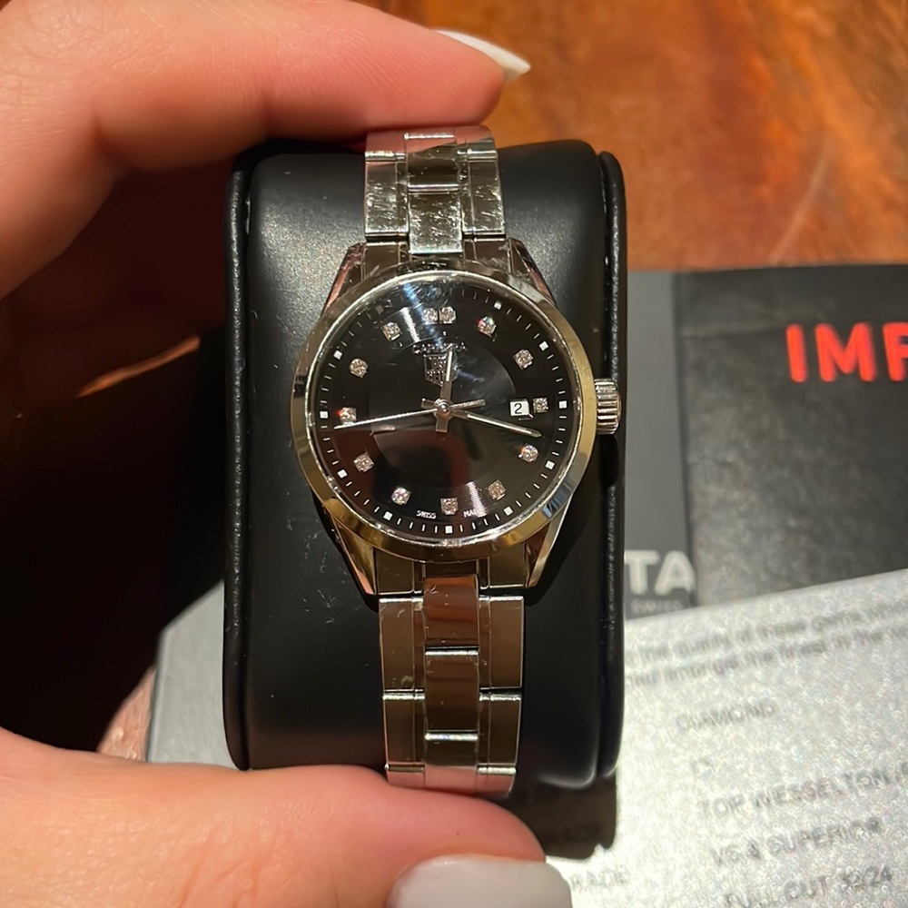 SOLD TAG Heuer Quartz watch with Diamonds